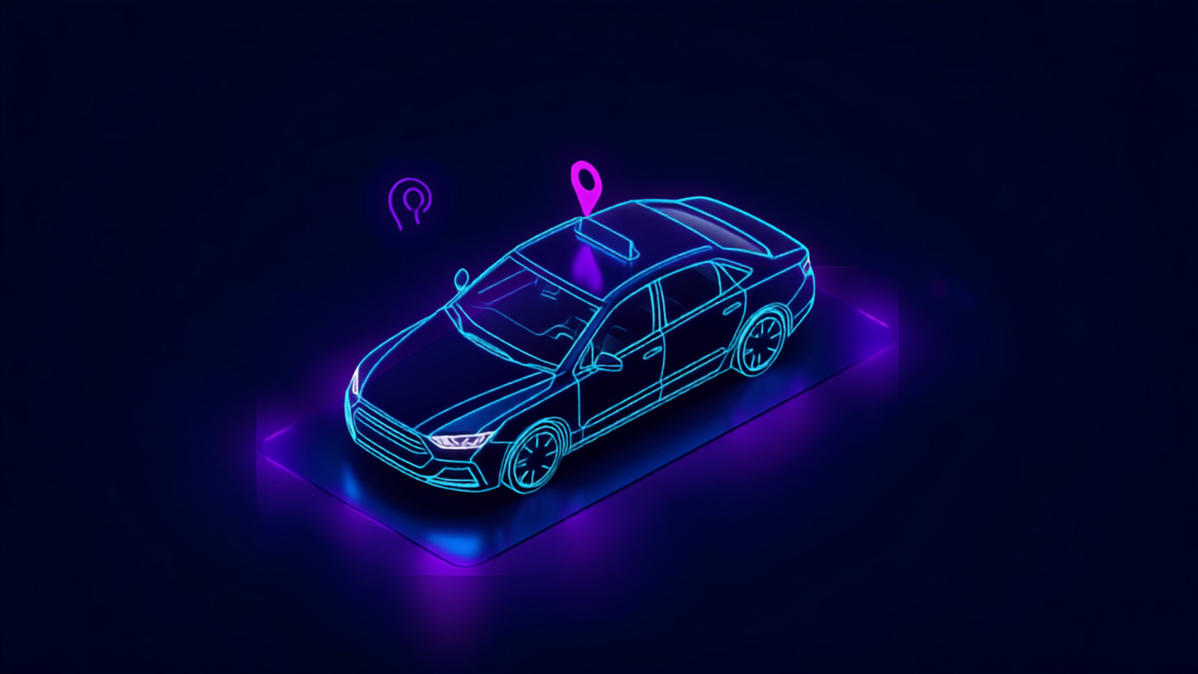 Passenger mobile interface illustration